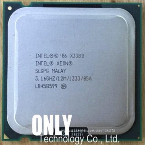 Intel quad-core XEON CPU 775 pieces XEON X3380 x3380 3.16 G