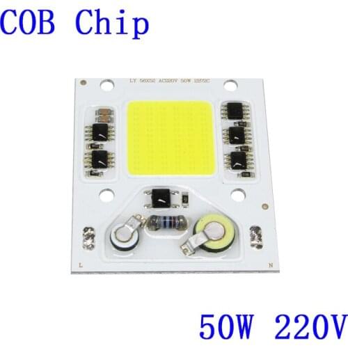 50W COB Chip LED Lamp 220V No Need Driver for Flood Light Spotlight Lampada DIY Lighting