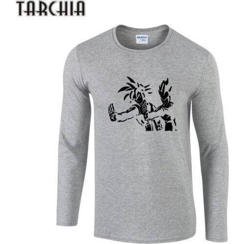 TARCHIA Cotton 2021 New Spring Summer Brand Clothing Men Clothes T Shirt Long Sleeve T-Shirts Mens Casual T Shirts Homme