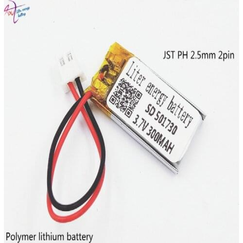 XH2.54 300mAh 501730 501530 3.7V lithium polymer battery recording point reading pen Bluetooth business