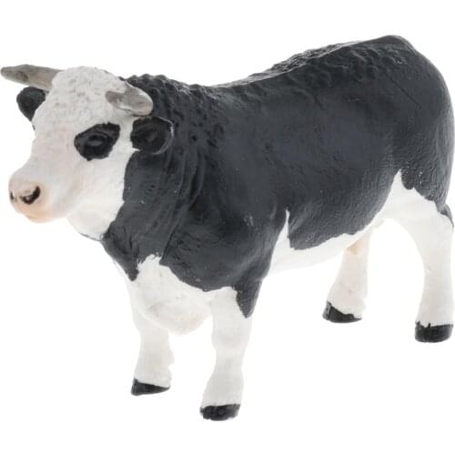 Cow Simulation Farm Land Animal Model Kids Educational Toy Home Decor