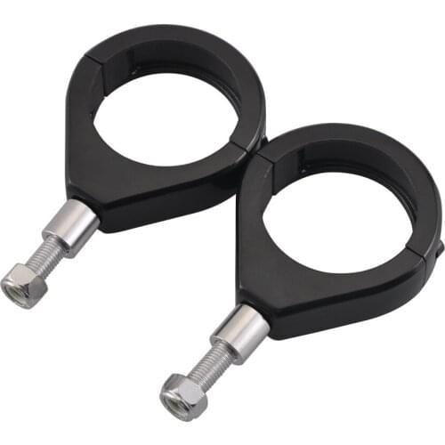 New 1pair Indicator Black Turn Signal 41mm Clamps Mount Relocation Bracket Kit Fits for Harley Softail Sportster 883 1200 XL