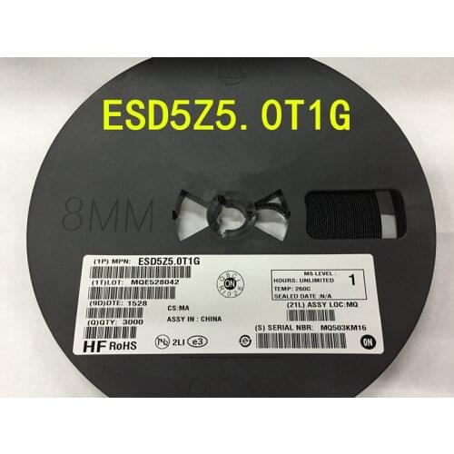 100% new original TVS ESD5Z3.3T1G ESD5Z5.0T1G ESD5Z12T1G SOD-523 ESD5Z12T1G mxrsdf