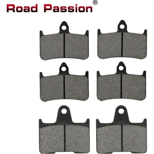 Road Passion Motorcycle Parts Front and Rear Brake Pads for HONDA CB1300 CB 1300 X4 1997-2000 DC DCW DCX DCV DCY Brake Disks