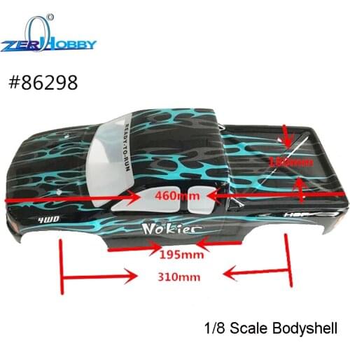 HSP RACING RC CAR TOYS SPARE PARTS ACCESSORY 1/8 SCALE BODY SHELL OF MONSTER TRUCK