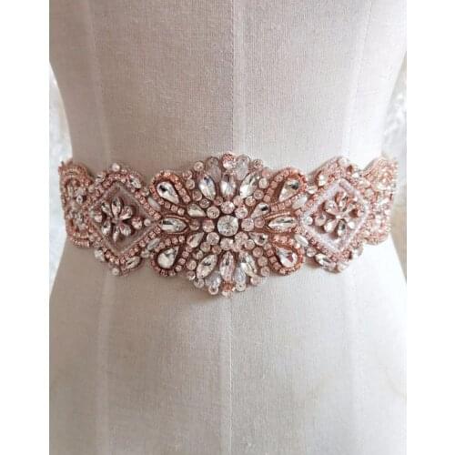 Luxury Rhinestone Crystal Lace Trim 2.36" Wide For Bridal Accessories Wedding Dress Sash Belt Headband Straps Costume Decor