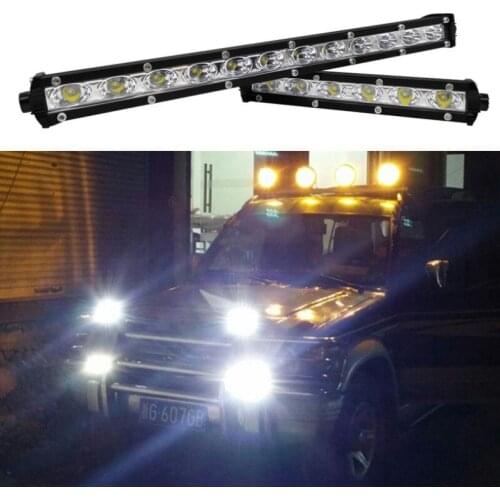 Car Bumper Led bar 12v24v truck trailer ATV SUV Boat Crane Led driving light Offroad Work light bar Spotlight Flood headlights