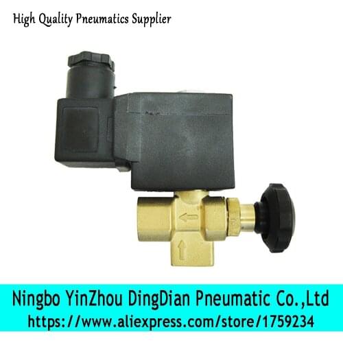 2/2 way 1/4" direct acting brass material adjustable steam valve for steam iron