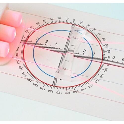 5Pcs/Set Reflection Optics Prism Semicircle Physical Triangle Experiment Reflection Cylindrical Concave Lens for Child 2021