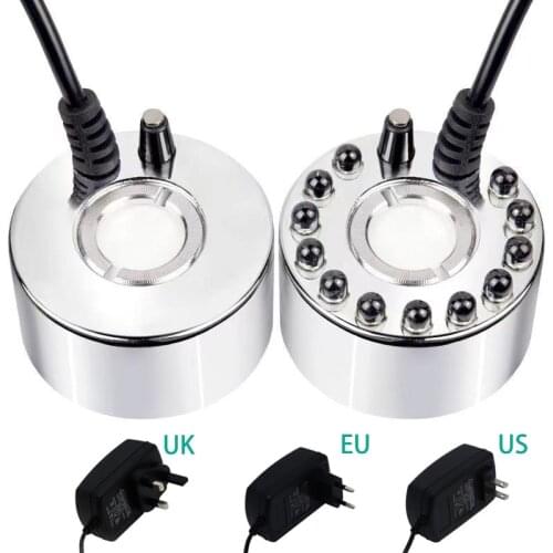 HEMAN Aluminum Mist Maker Fog Maker for Water Fountain Pond Rockery Fishtank Vase Birdbath