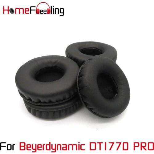Homefeeling Ear Pads For Beyerdynamic DT1770 PRO Earpads Round Universal Leahter Repalcement Parts Ear Cushions