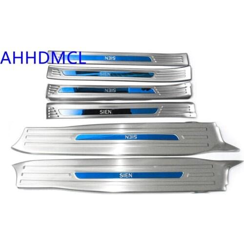 Car Welcome Pedal Threshold Strip Door Sill Strip For Sienna 2011 2012 2013 2014 2015 2016 2017 2018 2019 2020