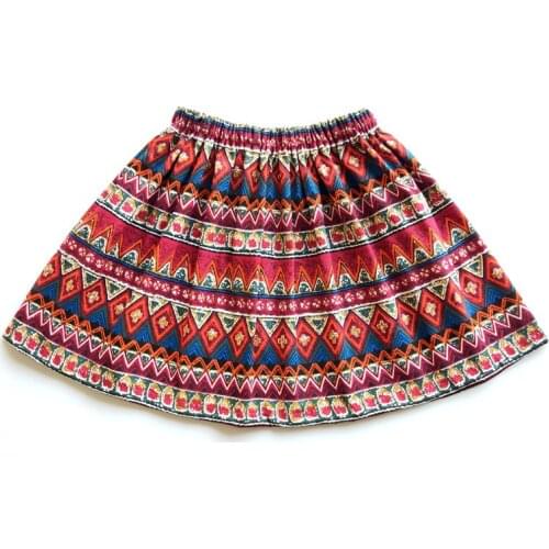 Children Tutu Girls Skirts Europe USA Print Tutu Skirt Girls Summer Kids Clothes Toddler Baby Girl Cotton Skirts 2~15 Years USA