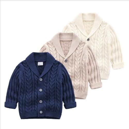 0-24M Autumn Boys Cardigan Sweater Children Coat Casual Spring Baby Girls Sweater Outerwear Winter Clothes Outfits