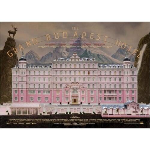 Classic The Grand Budapest Hotel Movie Art Film Print Silk Poster Home Wall Decor 24x36inch