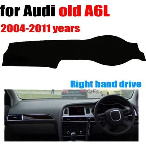 Car dashboard cover mat for Audi old A6L 2004-2011 years Right hand drive dashmat pad dash covers auto dashboard accessories