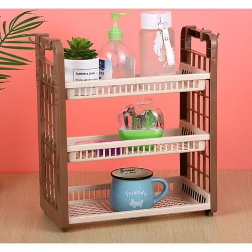 Multi-Layer Seasoning Storage Rack Desktop Accessories Makeup Organizer Knife Holder Kitchen Shelf Bathroom Storage