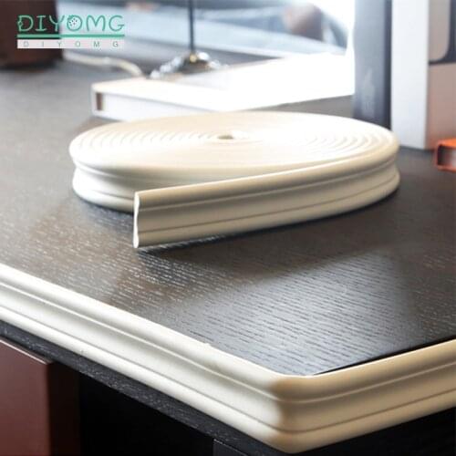 Kitchen Bathroom Wall Stickers Waterproof Self-adhesive Wallpaper Desk Corner Protector Sink Door Gap Sealing Tape Edge Stickers