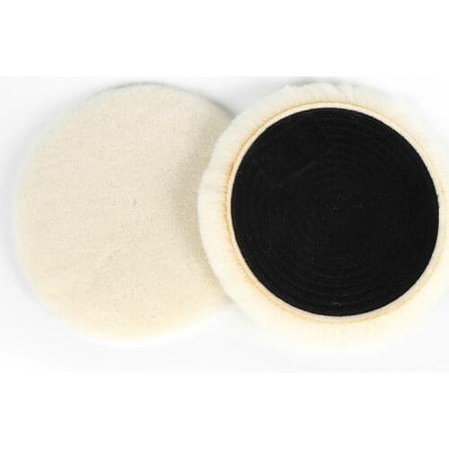 Wholesale 1pcs Wool Car Polishing pad 3' 4' 5' 6' 7' waxing Self-adhesive Sponge For Car paint Care 80mm 100mm 125mm 150mm 180mm