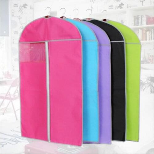 Clothing Storage Organizer Dustproof Protector Bag Suit Coat Dress Jacket Garment Cover Wardrobe Storage Bag Clothes Organizer