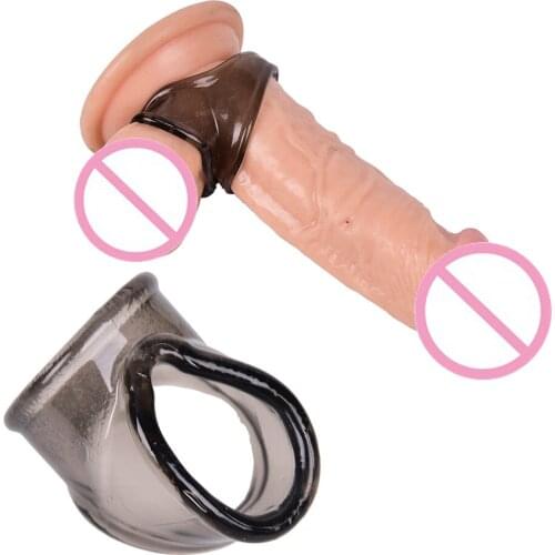 Sex Toys Penis Sleeve Scrotal Binding Ring for Men Male Delay Ejaculation Penis Ring Cock Ring Chastity Cage Adult Product