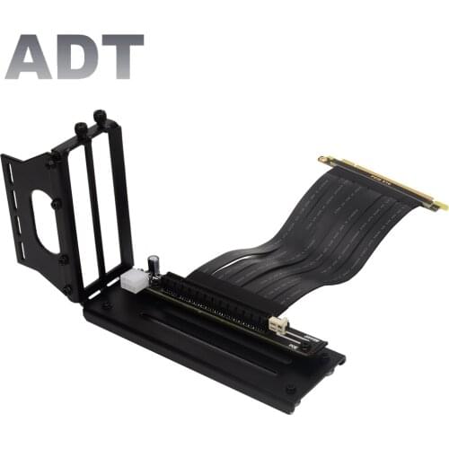 Riser PCIe X16 To 16X GPU Graphics Card Extension Cable with 6Pin Power Vertical Bracket for RTX3060 Ethereum Mining ETH Miner