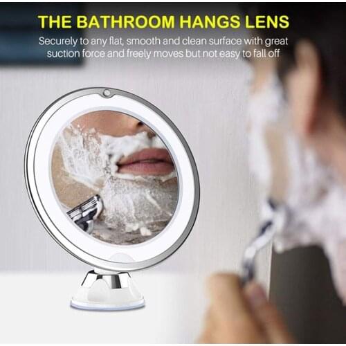 High Quality Bathroom Bedroom Makeup Vanity Mirror With 7X Enlarge Funtion