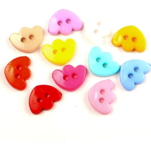 100Pcs Mixed Acrylic Foots Sewing Buttons For Clothes Scrapbooking Decorative Needlework Botone Handicraft DIY Accessories