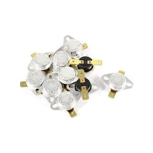 10 x 250V 10A 45 Celsius NC Normal Close Thermostat Temperature Thermal Switch