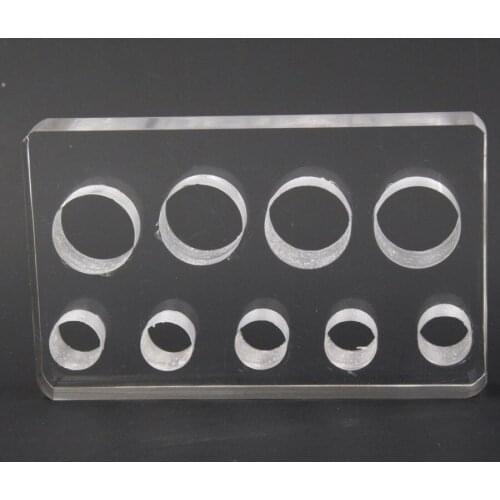2pcs Oval Acrylic pigment rack permanent makeup pigment cup Color pigment cup holder free shipping