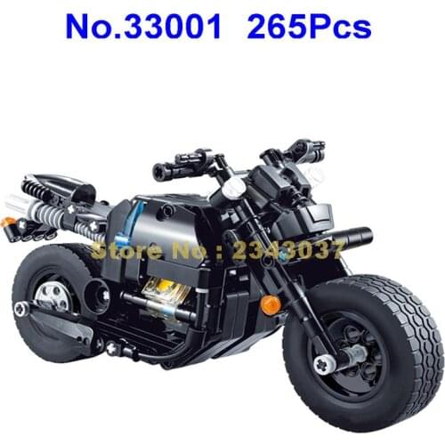33001 265pcs Umbra Motorcycle Motorbike Building Blocks Toy