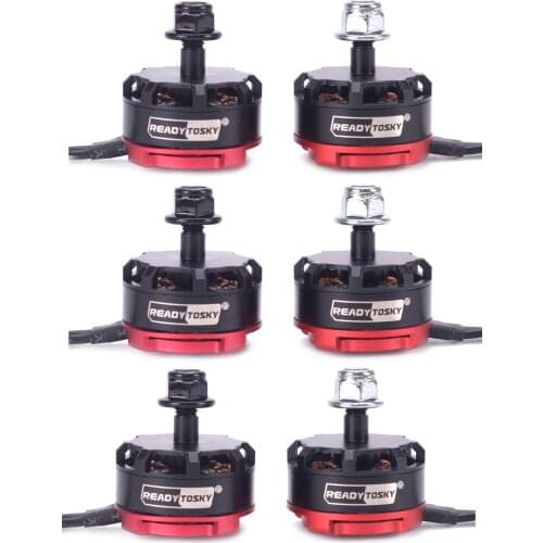 4pcs / 6PCS Lot RS2205 2300KV 2205 CW / CCW Brushless Motor for FPV Racing Quad Motor FPV Multicopter Martian QAV-X QAV210