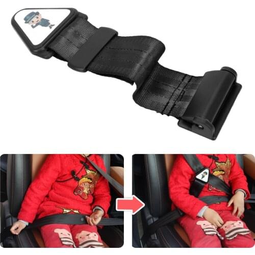 Car Safety Belt 30X6 cm Seat Belt Correction Tape Kid Seat Adjuster Universal Car Baby Safety Seat Strap Belt Buckle