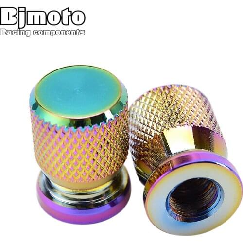BJMOTO Car Tire Valve Stem caps Aluminum Bolt-in valve caps Car Wheel Tires Valves Tyre Stem Air Caps