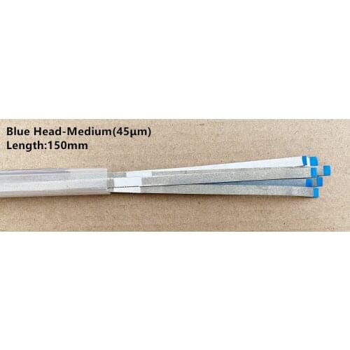 Glossy Bars Dental Metal No Holes Polishing Finishing Stick Finisher BLUE Head Medium Sand Adjacent Emery Strip Single Side