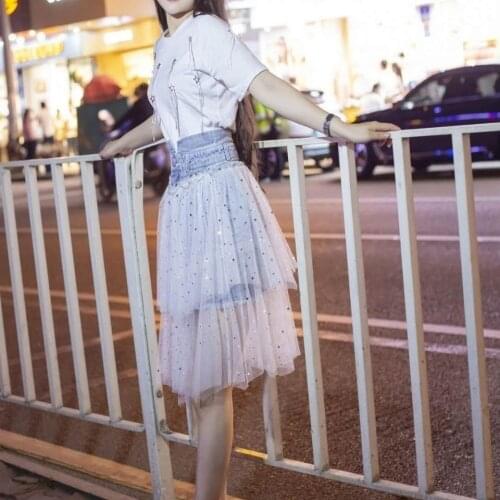 HKSZ Denim Skirts For Women