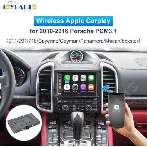 Joyeauto Wireless Apple CarPlay Box for Porsche Cayenne 911 PCM3.1 Wireless Android Auto iOS Mirror Car play Support Rear Camera