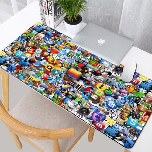 Mouse Pad Large Graffiti Gift Game E-sports Online Cafe Advertising Pad Office Pad Computer Sliding Pad Office Desk