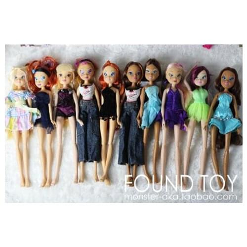 Free Shipping 2019 2pcs Winx Dolls For Girls Gift doll accessories for barbi doll
