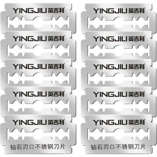 Diamond Level Double Edge Blade Safety Razor blades US Razor Blade Refill, 10PCs(yingjili RD212)