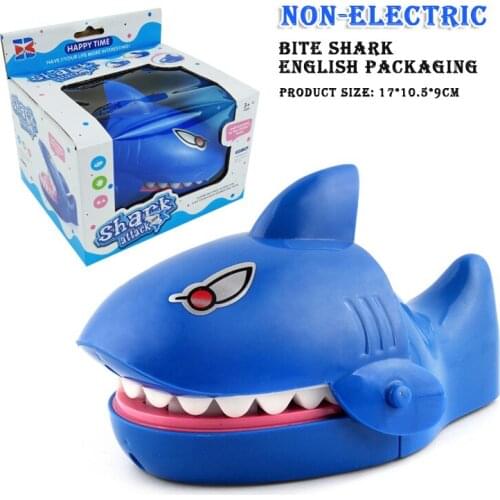 Big Shark Tricky Biting Fingers Electric Big Shark Glowing Sounding Board Game Fun And Novel Childrens Toys Family Party Toy