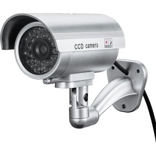 New Fake Dummy Camera Bullet Waterproof Outdoor Indoor Home Security Camera CCTV Video Surveillance Camera With Flashing Red LED