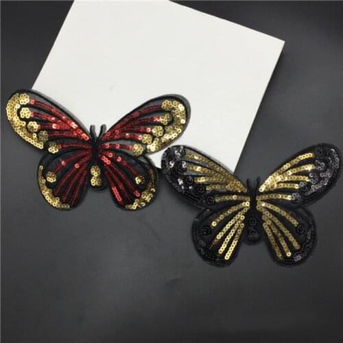 Wholesale 20pcs 19*12cm Embroidered Sewing On Patch Iron-On Patch Stickers For Clothes Sewing Fabric Applique Supplies YH141