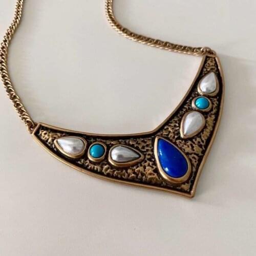 Vintage western antique fashion womans middle ages necklace fashion jewelry