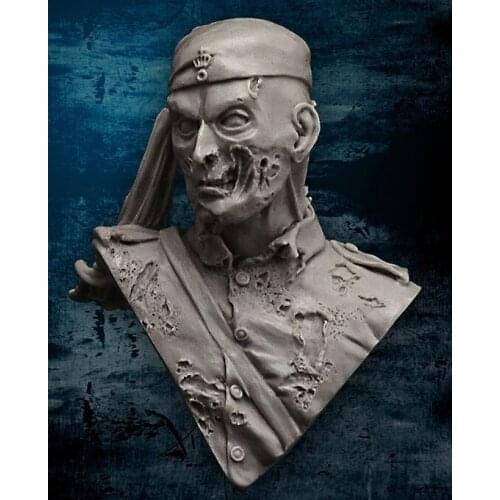 1/10 ancient man bust Resin figure Model kits Miniature gk Unassembly Unpainted