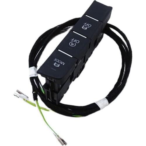 1Set Parking Radar Central Console Auxiliary Driving Switch Button&Cable Harness For Magotan Passat B8 3GD927137A