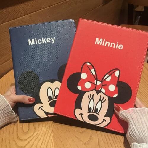 2021 Disney for iPad new ipadair3 protective cover Mini cute 10.2 "mini 5 / 4 silicone full cover flat shell 2