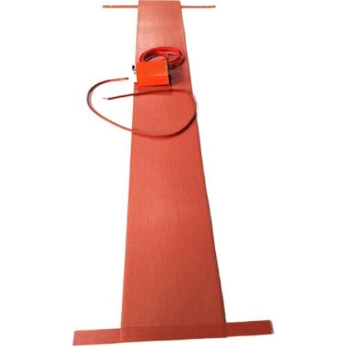 240V 1500W 205*1645*1.5mm Silicone Barrel Heater Digital Thermostat on Wire 1800mm Lead Wire