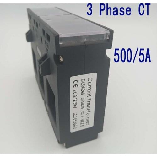 3 phase current transformer with low voltage high accuracy DASN248 5005A VA2.5