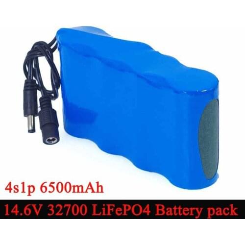 14.6V 10v 32700 LiFePO4 Battery pack 6500mAh High power discharge 25A maximum 35A for Electric drill Sweeper batteries